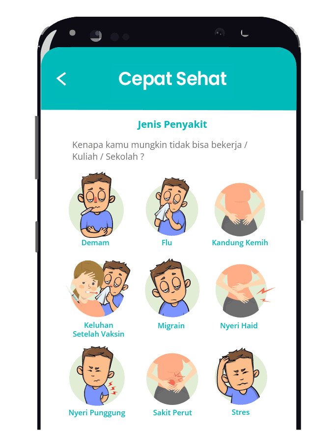 jawab pertanyaan surat sakit