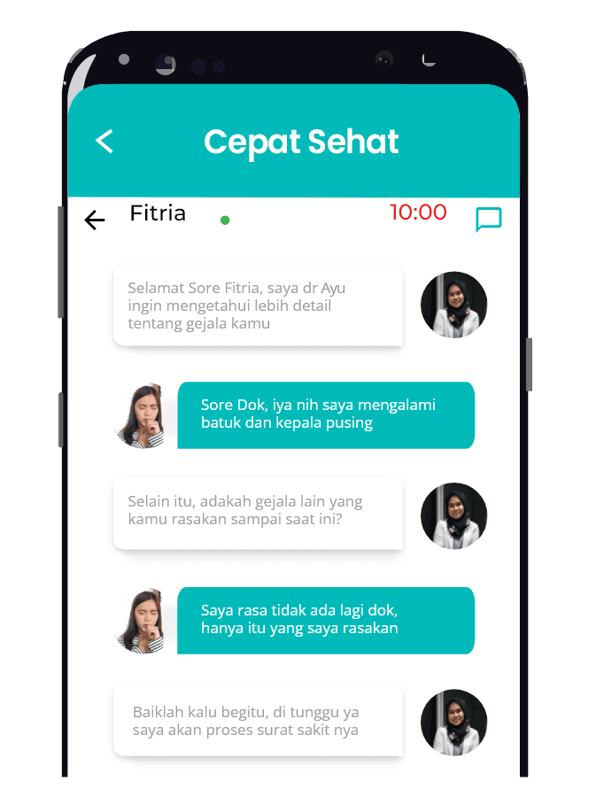 konsultasi dokter surat sakit